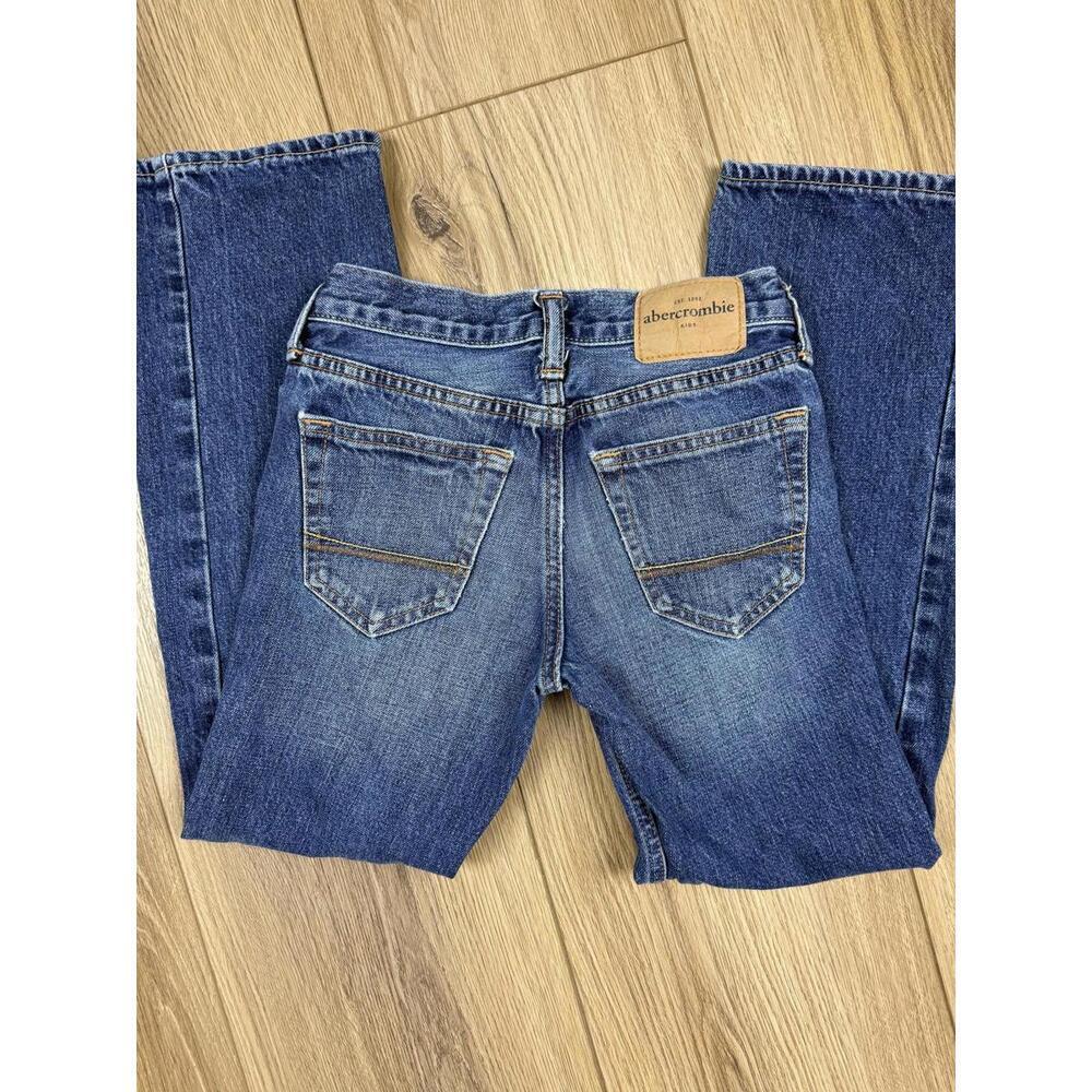 Abercrombie Kids Jeans Youth 10 Blue Medium Wash Bootcut Denim Casual Everyday